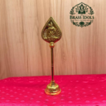 Brass Murugan Vel Stand 6.5 Inch