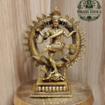 Premium Brass Nataraja Lord Shiva Statue 5.8 Inch