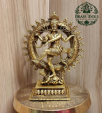 Premium Brass Nataraja Lord Shiva Statue 5.8 Inch