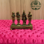 Premium Brass Nalvar Statue 2 Inch