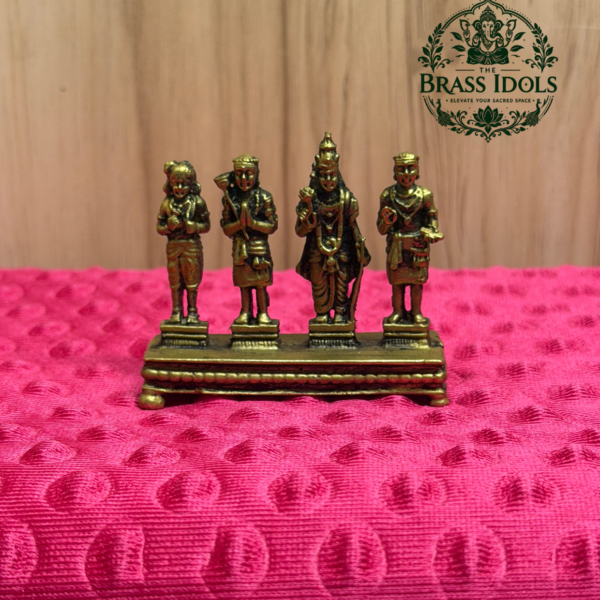 Premium Brass Nalvar Statue 2 Inch