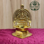 Brass Kamatchi Amman Vilakku 4.5 Inch