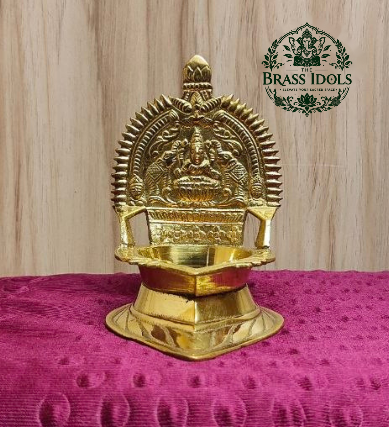 Brass Kamatchi Amman Vilakku 4.5 Inch Brass Kamatchi Amman Vilakku 4.5 Inch