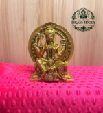 Brass Bhagavathi Statue 5.3 Inch