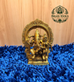 Brass Uchishta Ganesh Statue 5.5 Inch