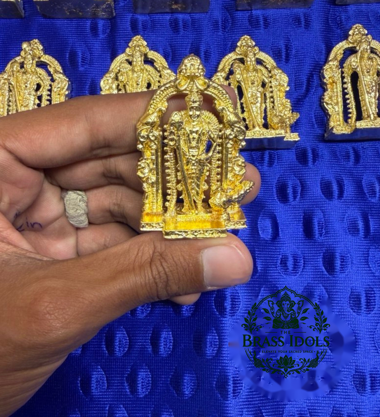 Premium Brass Malaysia Murugan Statue 2 Inch Premium Brass Malaysia Murugan Statue 2 Inch