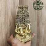 Brass Thiruchendur Gopuram Vilakku 5.5 Inch