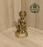 Brass Murugan Statue 4.2 Inch