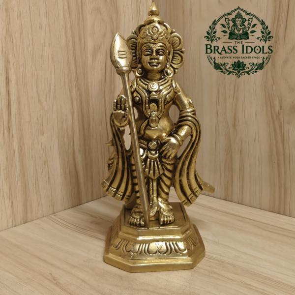 Brass Murugan Silai 7.4 Inch