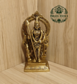 Brass Murugan Statue 8.5 Inch