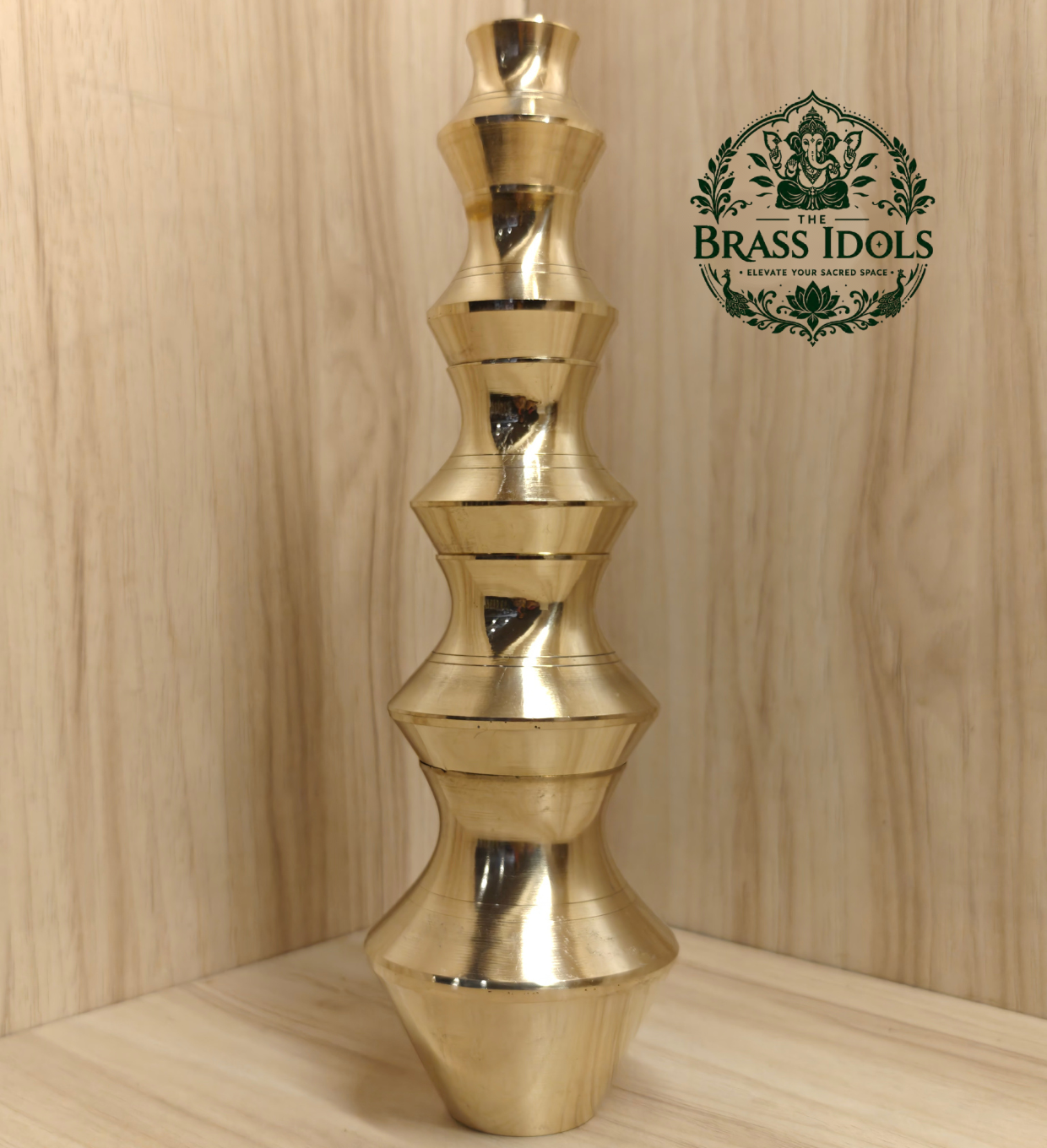 Brass Kubera Kudam Set of 5 Size 5 Brass Kubera Kudam Set of 5 Size 5