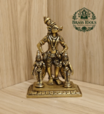 Brass Varaha Lakshmi Idol 5.4 Inch