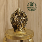 Brass Hanuman Opening Heart Figurine 2.6 Inch