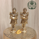 Panchaloha Paavai Vilakku (2 pcs) 2.2 Inch