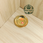 Brass Mini Pooja Plate 3.8 Inch