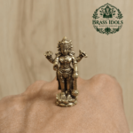 Miniature Brass Lord Vishnu Idol 1.5 Inch