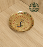 Brass Peacock Pin Tray 4.8 Inch