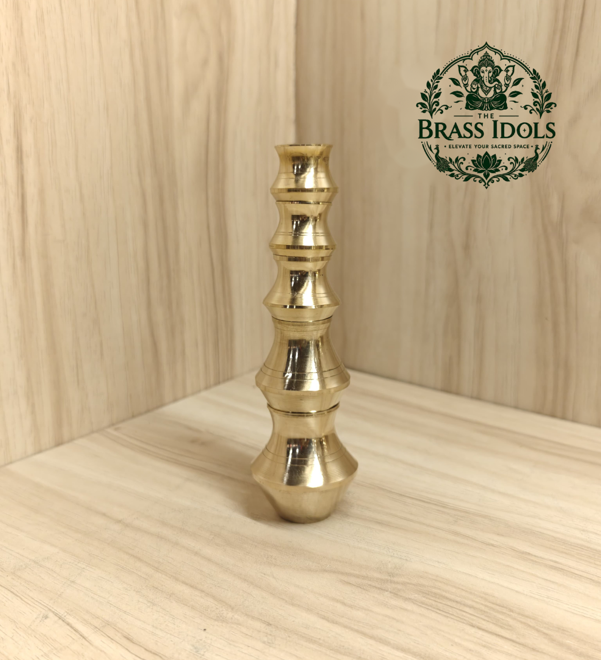 Brass Kubera Kudam Set of 5 Size 1 Brass Kubera Kudam Set of 5 Size 1