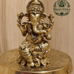 Premium Brass Vinayagar Statue 2.6 Inch