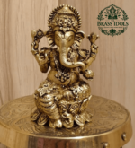 Premium Brass Vinayagar Statue 2.6 Inch