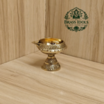Brass Kubera Diya With Stand 1.7 Inch