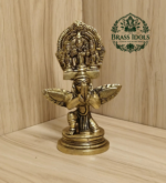 Brass Balaji on Garuda Statue 5 Inch