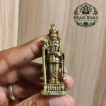 Premium Brass Lord Palani Raja Murugan 2.2 Inch
