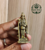 Premium Brass Lord Palani Raja Murugan 2.2 Inch