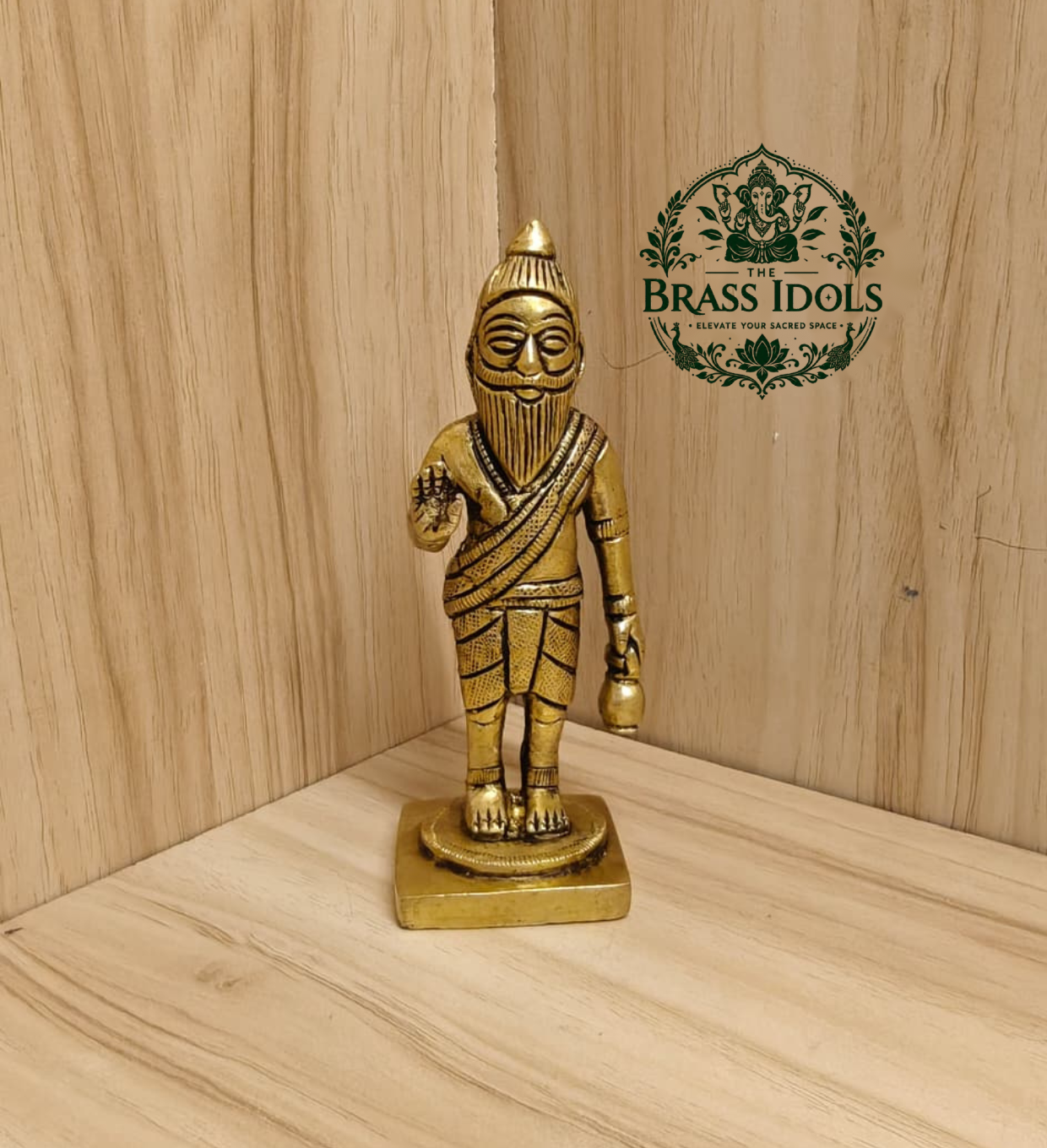 Brass Agathiyar Statue 4.5 Inch Brass Agathiyar Statue 4.5 Inch