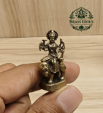 Miniature Brass Durga Devi Statue 1.5 Inch