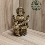Premium Brass Saraswati Idol 5 Inch