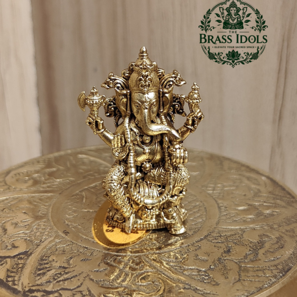 Panchaloha Ganesha Idol 1.5 Inch