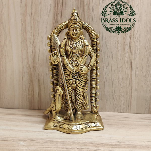Brass Malaysia Murugan Idol 7 Inch