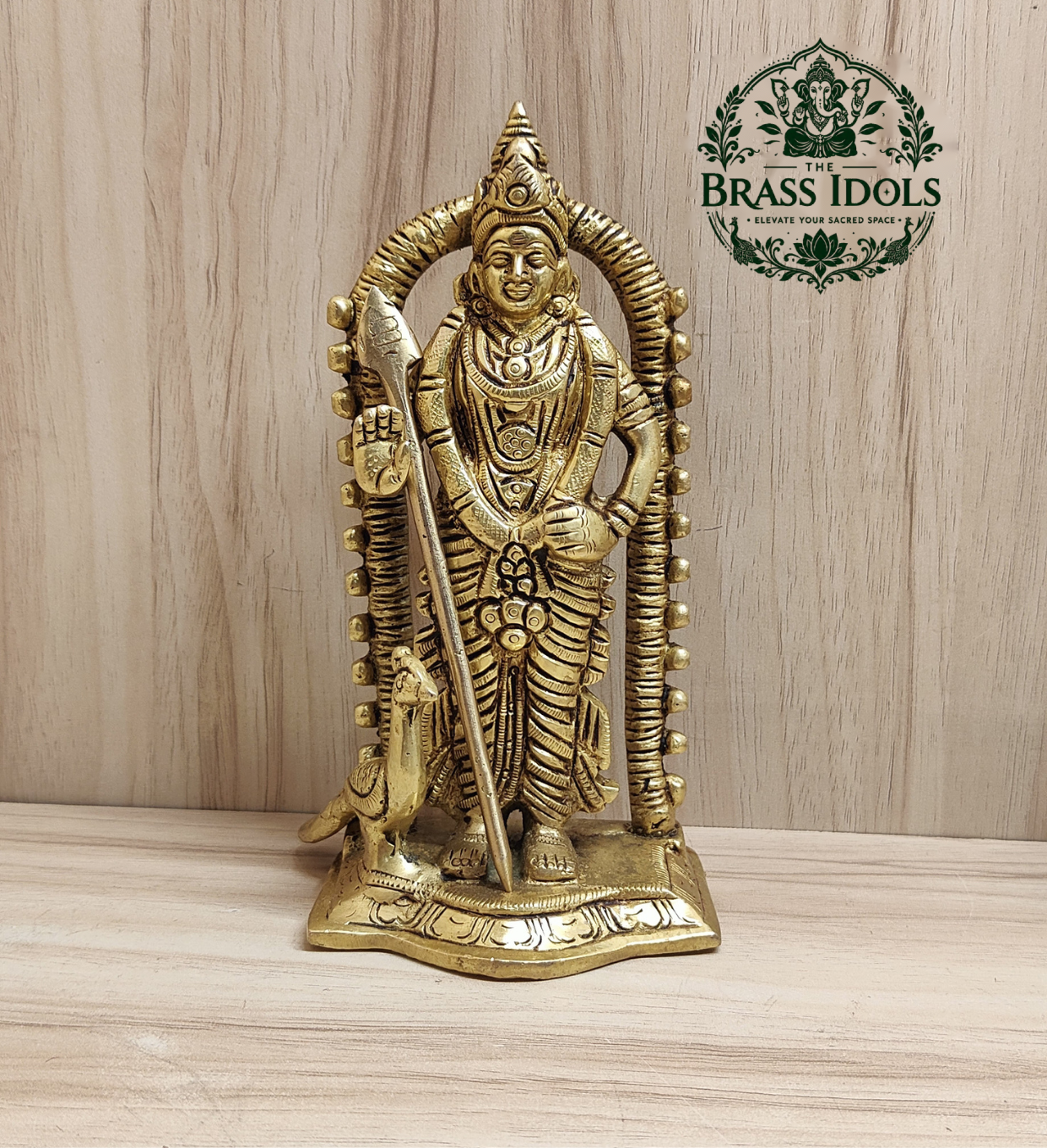 Brass Malaysia Murugan Idol 7 Inch Brass Malaysia Murugan Idol 7 Inch