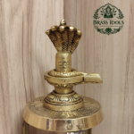 Brass Shiva Lingam Statue 3.4 Inch
