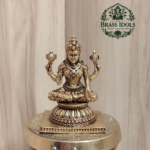 Premium Brass Lakshmi Statue 3 Inch