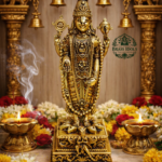 Premium Brass Tirupati Balaji Idol 7.7 Inch