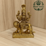 Brass Pratyangira Devi Statue 4 Inch