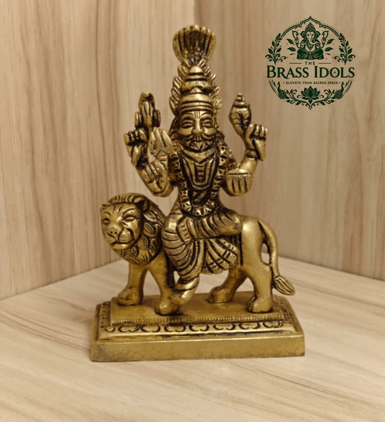 Brass Pratyangira Devi Statue 5 Inch Brass Pratyangira Devi Statue 5 Inch