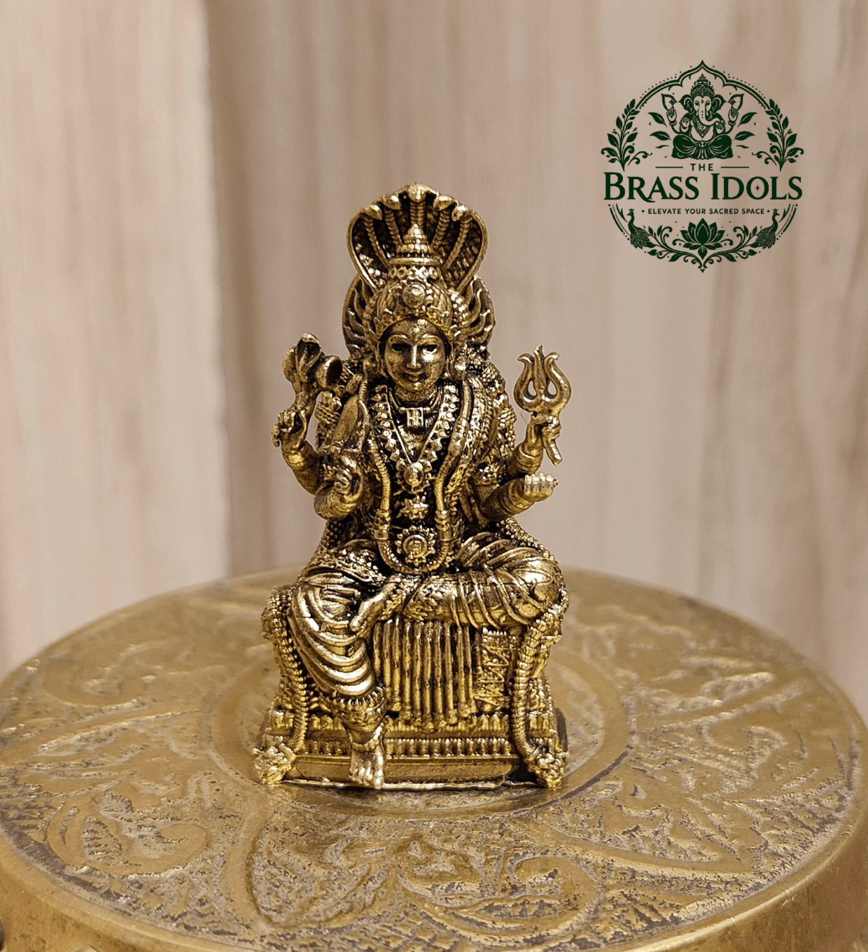 Premium Brass Mariamman Statue 2.5 Inch Premium Brass Mariamman Statue 2.5 Inch