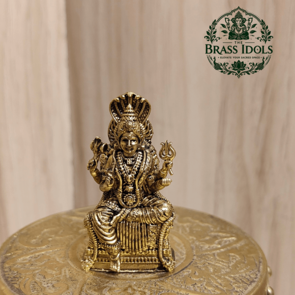 Premium Brass Mariamman Statue – 2 Inch