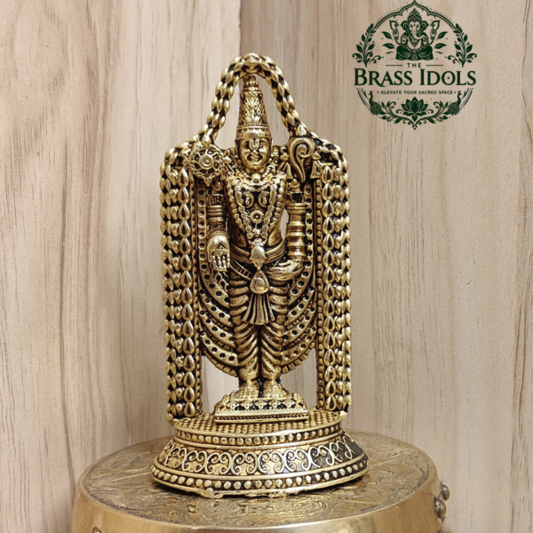 Premium Brass Venkateswara Swamy Idol 3.6 Inch