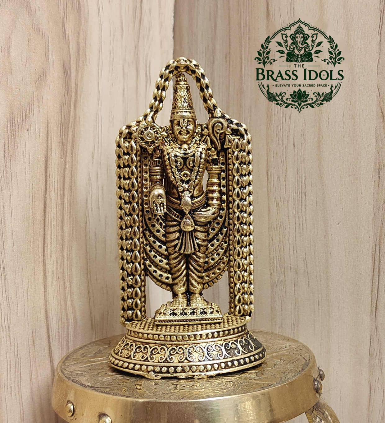 Premium Brass Venkateswara Swamy Idol 3.6 Inch Premium Brass Venkateswara Swamy Idol 3.6 Inch