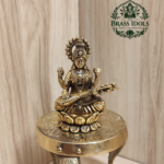 Premium Brass Saraswati Statue 3 Inch
