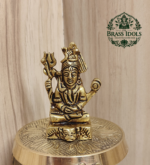 Brass Shiva Statue 2.3 Inch