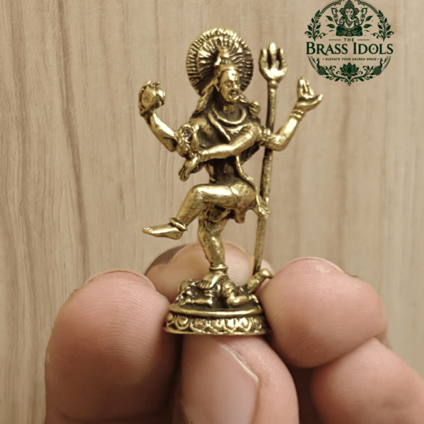 Miniature Brass Nataraja Statue 1.8 Inch