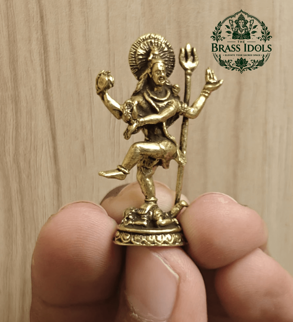 Miniature Brass Nataraja Statue 1.8 Inch Miniature Brass Nataraja Statue 1.8 Inch