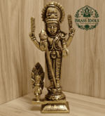 Brass Murugan Statue 6.2 Inch