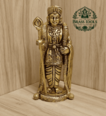 Brass Murugan Statue 5.5 Inch
