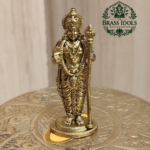 Premium Brass Lord Murugan Idol 2 Inch